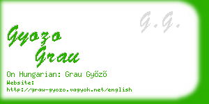 gyozo grau business card